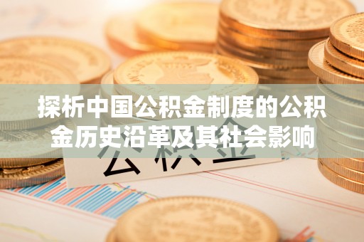 潼关探析中国公积金制度的公积金历史沿革及其社会影响
