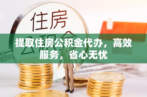 潼关提取住房公积金代办，高效服务，省心无忧