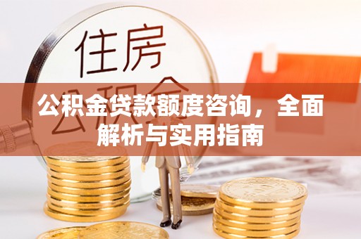 潼关公积金贷款额度咨询，全面解析与实用指南