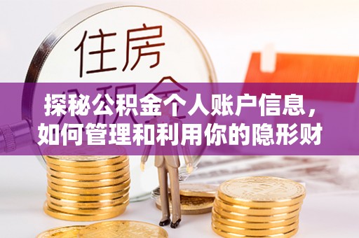 潼关探秘公积金个人账户信息，如何管理和利用你的隐形财富
