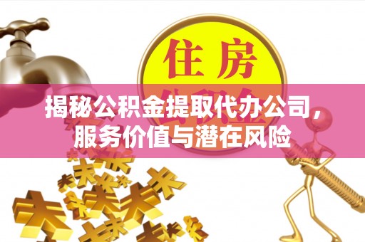 潼关揭秘公积金提取代办公司，服务价值与潜在风险