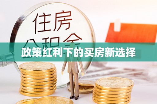 潼关政策红利下的买房新选择