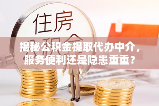 潼关揭秘公积金提取代办中介，服务便利还是隐患重重？