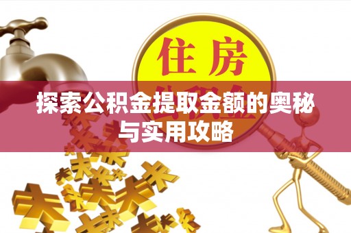 潼关探索公积金提取金额的奥秘与实用攻略